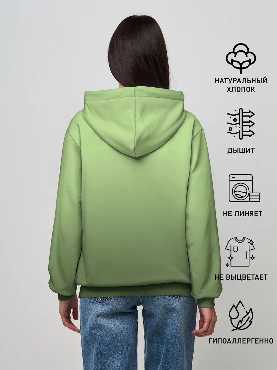 Женское худи / Catbus Studio Ghibli Котобус