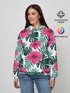 Женское худи / Гавайский гибискус