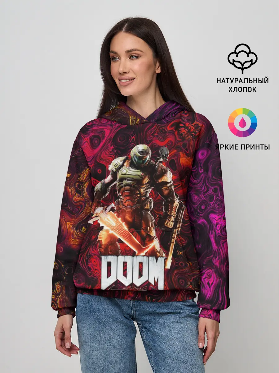 Женское худи / Doom Eternal | Дум Этернал