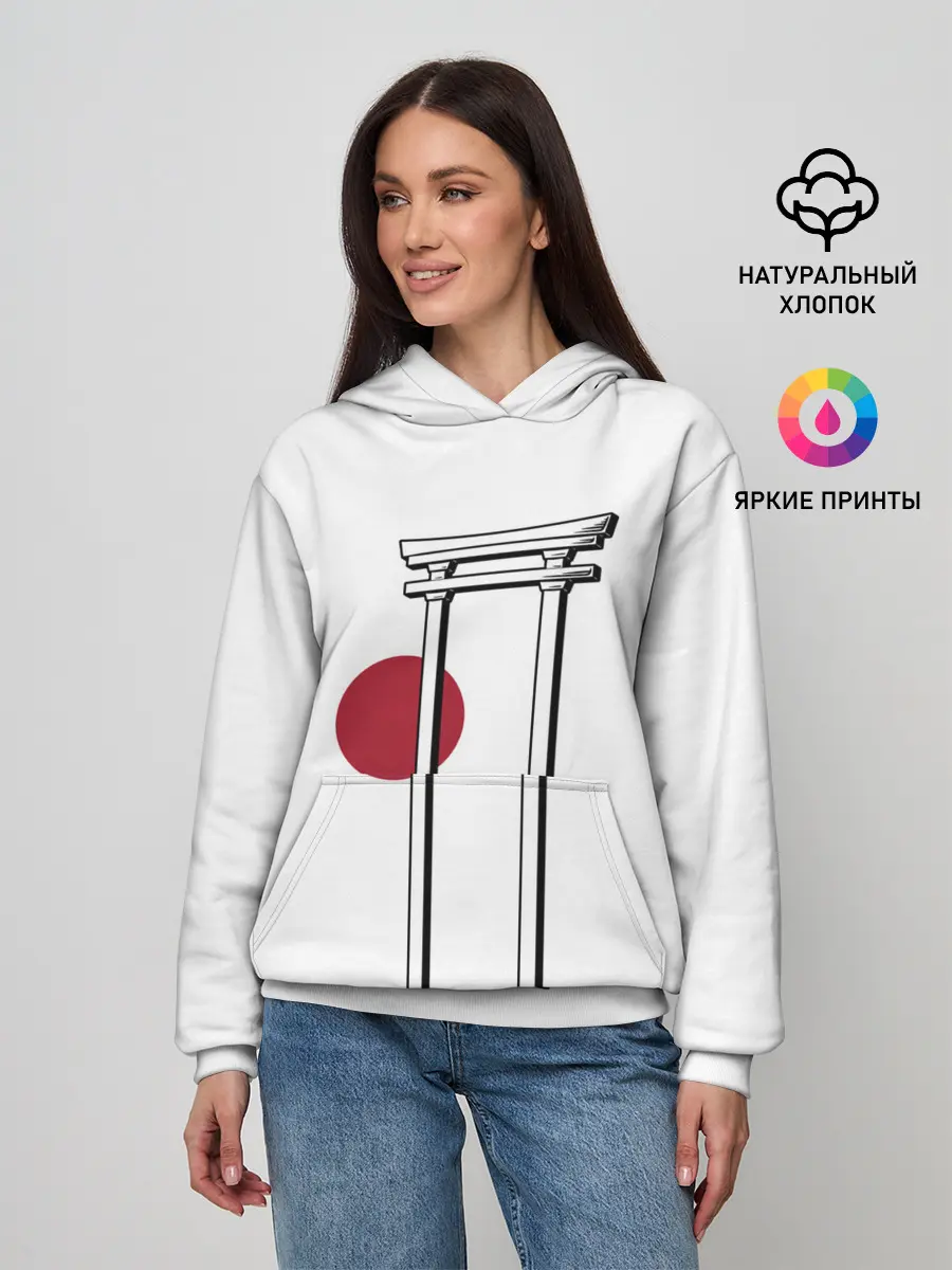 Женское худи / Япония Тории | Torii in Japan