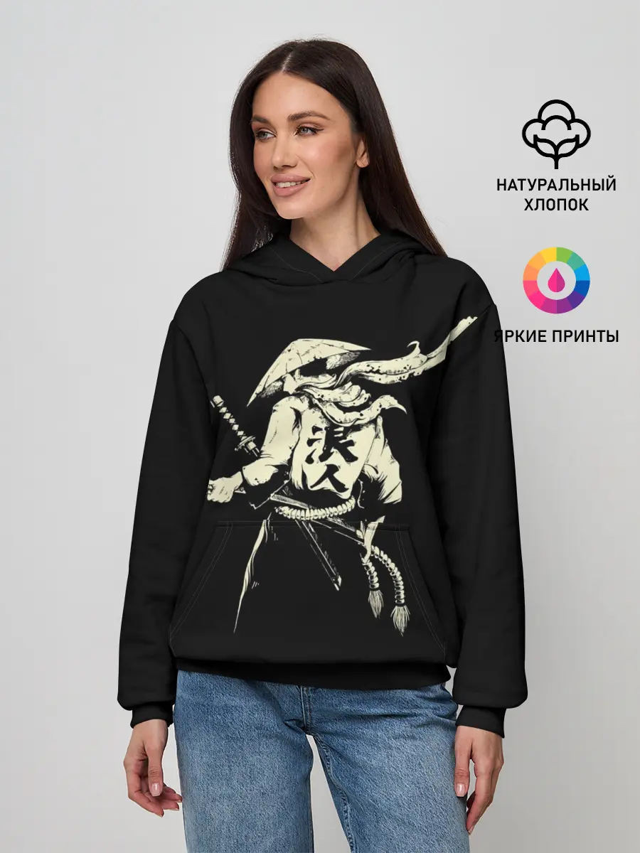 Женское худи / ЛИК САМУРАЯ | SAMURAI