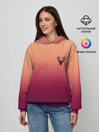 Женское худи / The Gradient Of Deer