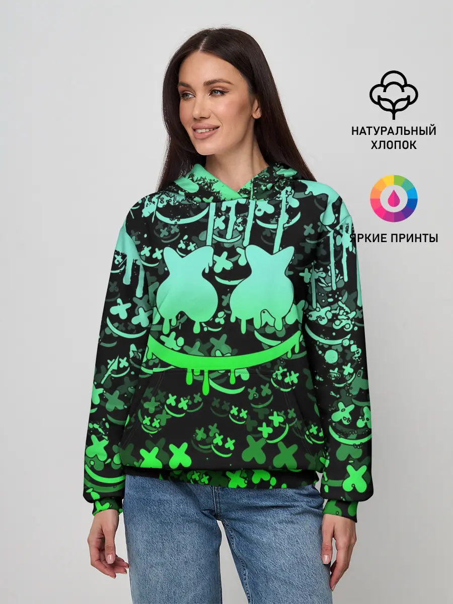 Женское худи / MARSHMELLO