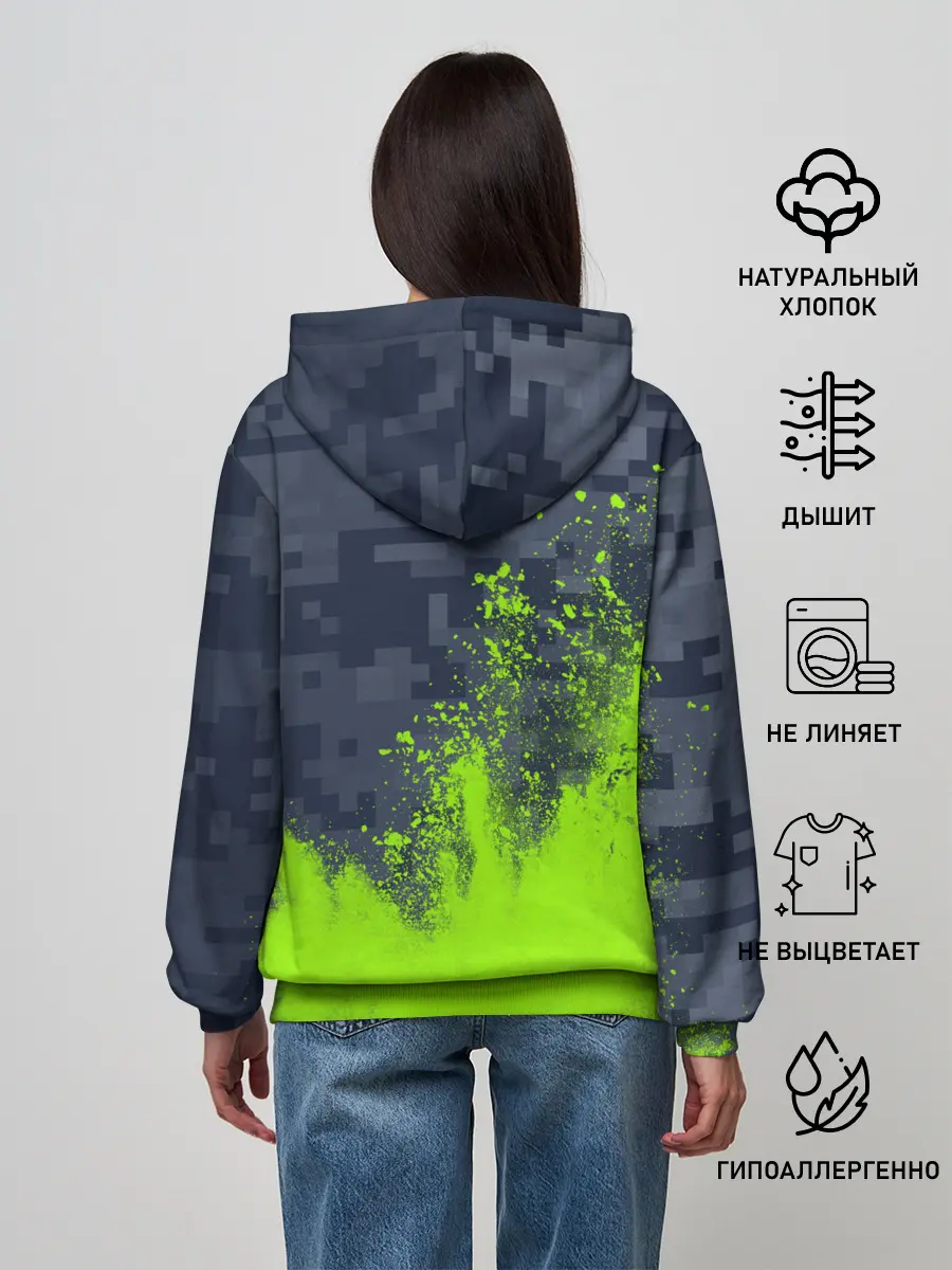 Женское худи / MINECRAFT / МАЙНКРАФТ