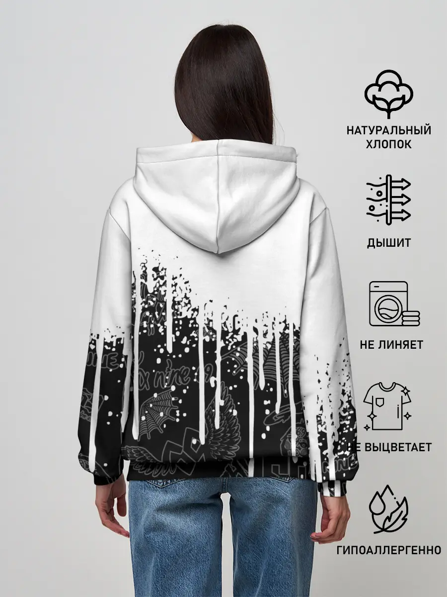 Женское худи / 6ix9ine.