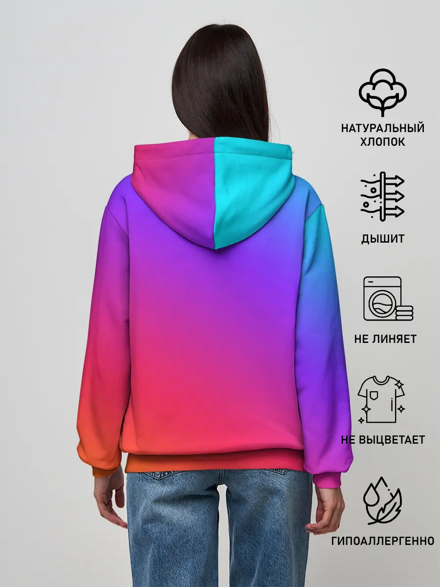 Женское худи / Градиент