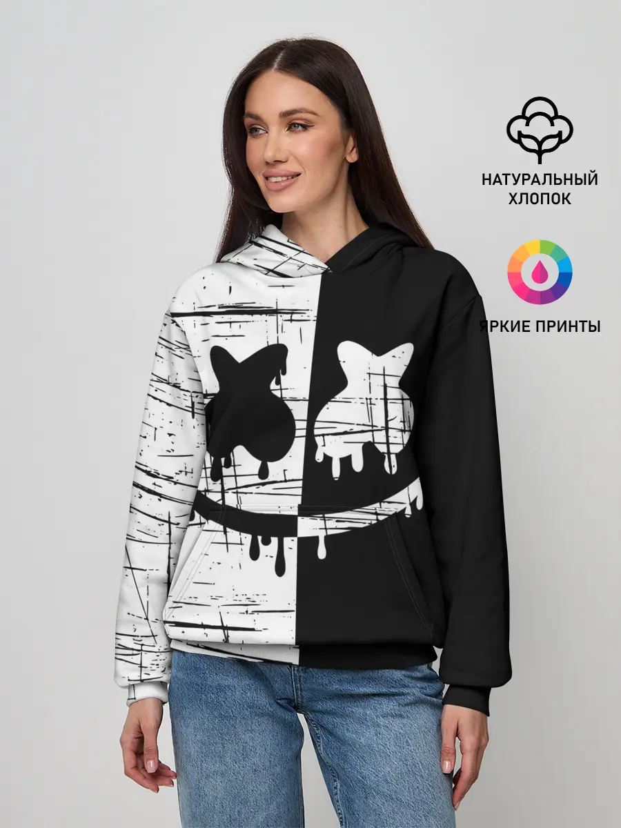 Женское худи / FORTNITE MARSHMELLO.