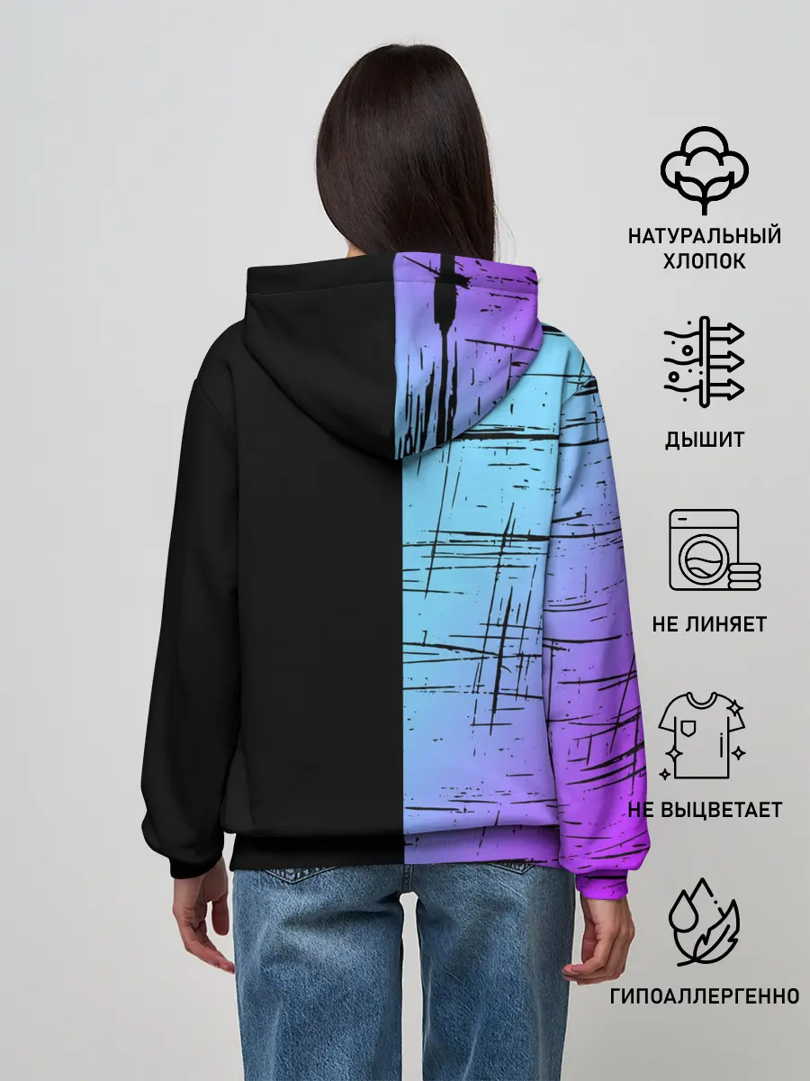 Женское худи / FORTNITE MARSHMELLO.