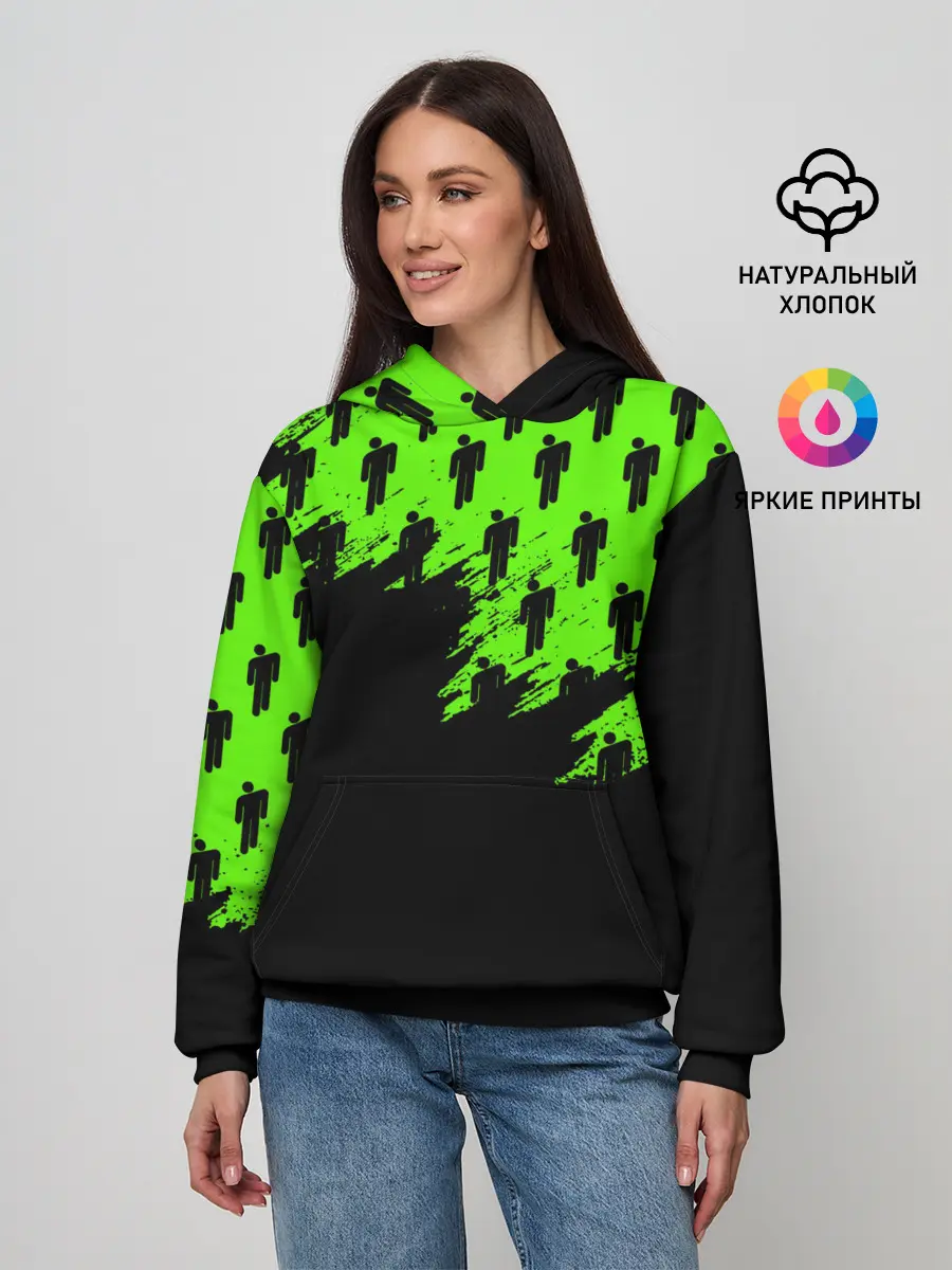 Женское худи / BILLIE EILISH / БИЛЛИ АЙЛИШ