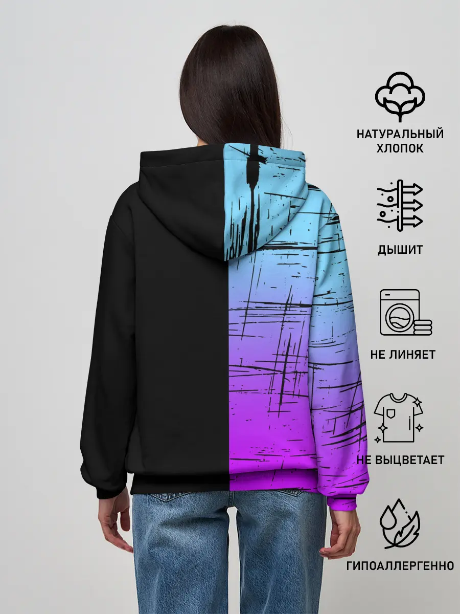 Женское худи / FORTNITE MARSHMELLO.