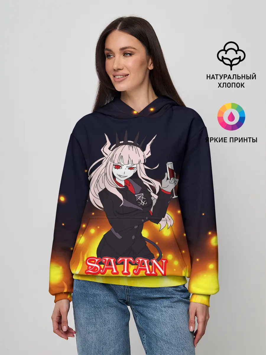Женское худи / Helltaker Satan Girl