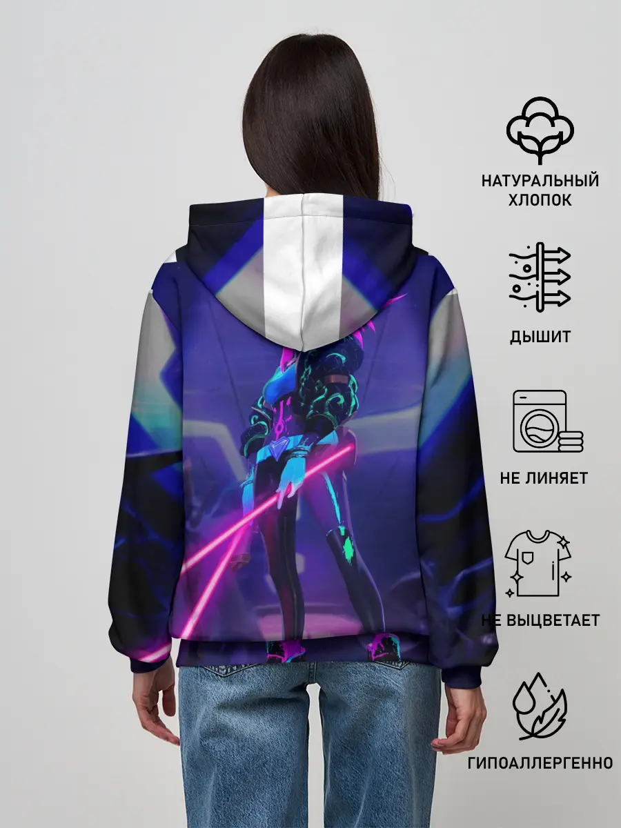 Женское худи / League of legends Akali KDA