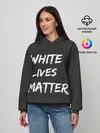 Женское худи / White Lives Matter