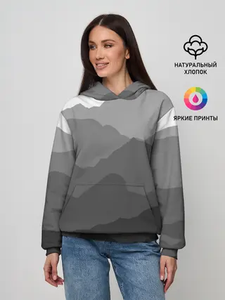 Женское худи / горы