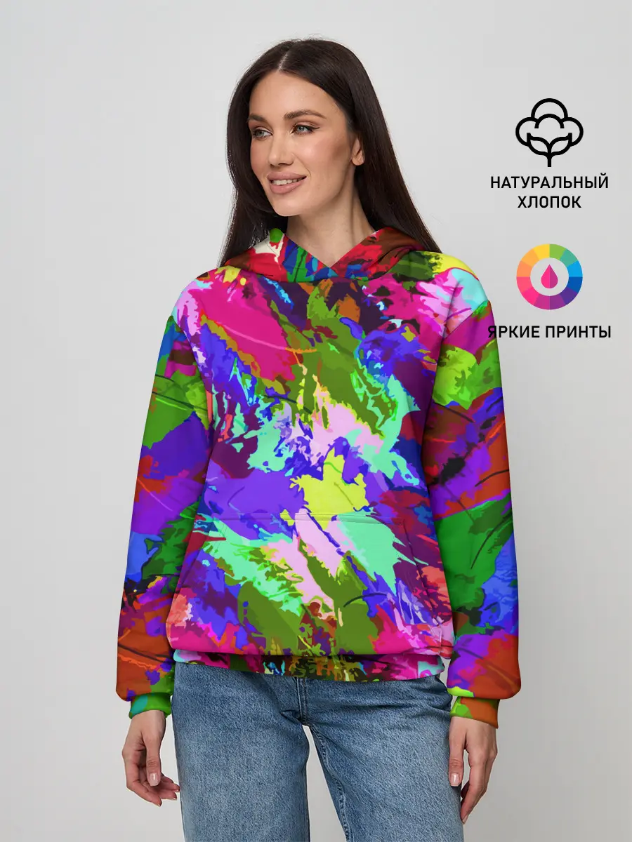 Женское худи / Краска