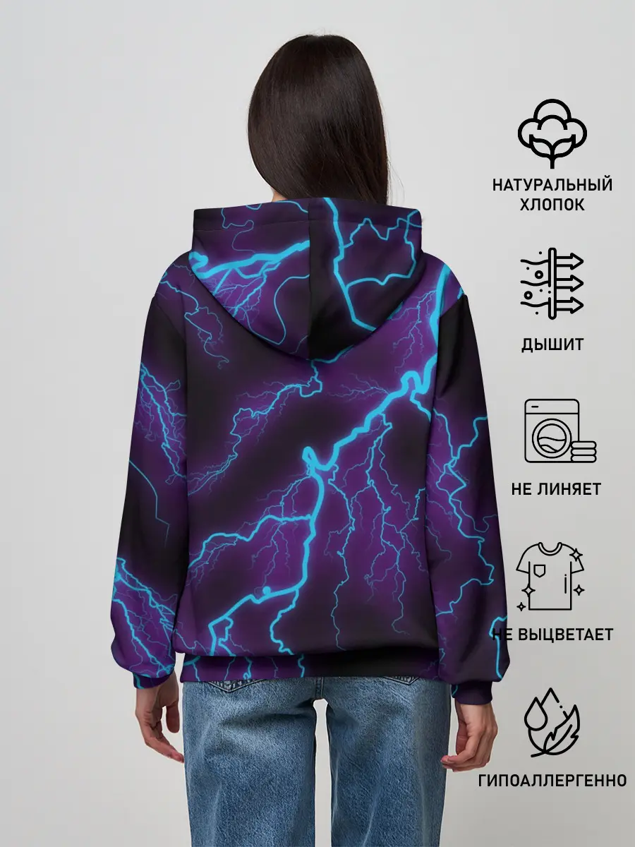 Женское худи / MINECRAFT CREEPER CAT