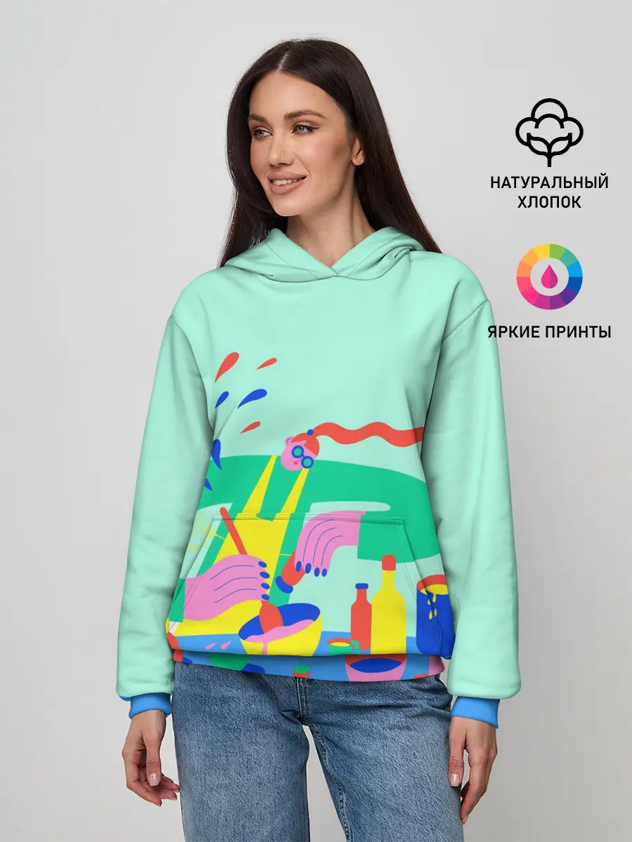 Женское худи / готовка