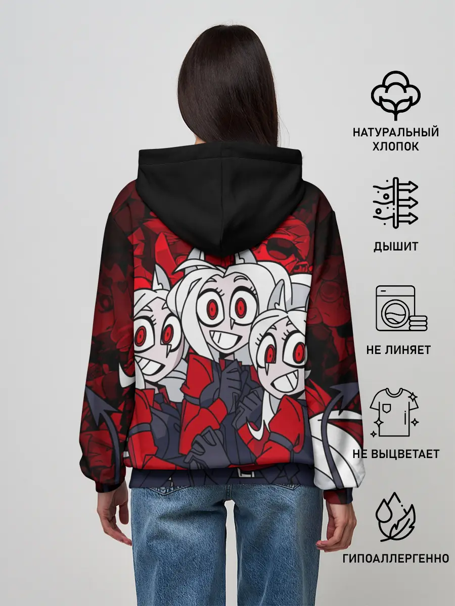 Женское худи / HELLTAKER CERBERUS