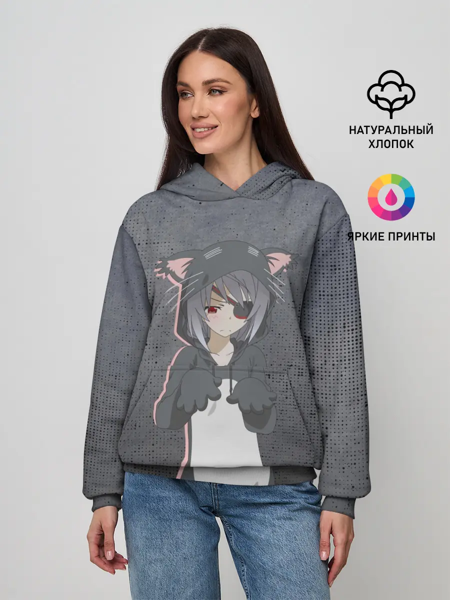 Женское худи / Catgirl sadness