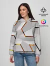 Женское худи / 3D абстракция Iron