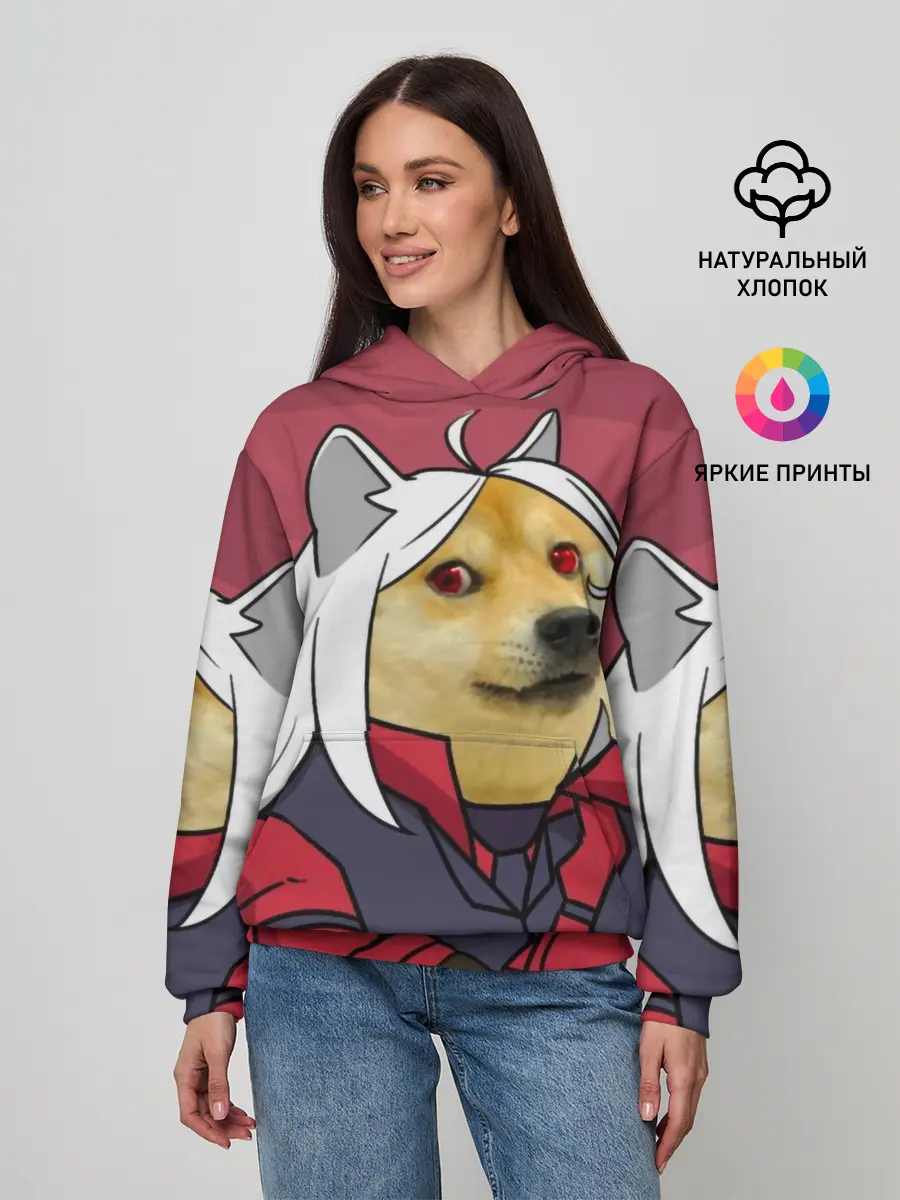 Женское худи / ХЕЛЛТЕЙКЕР ДОГГО