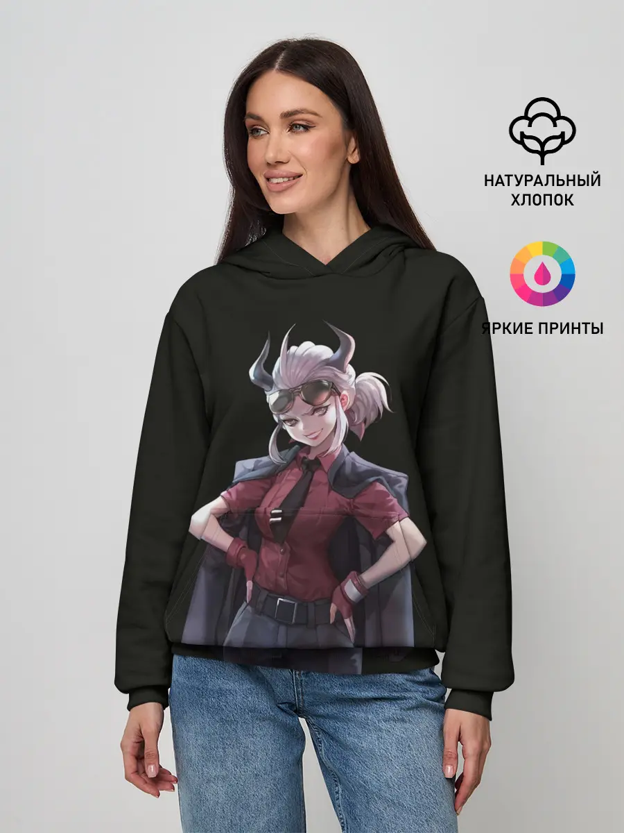 Женское худи / Героиня Helltaker стоит