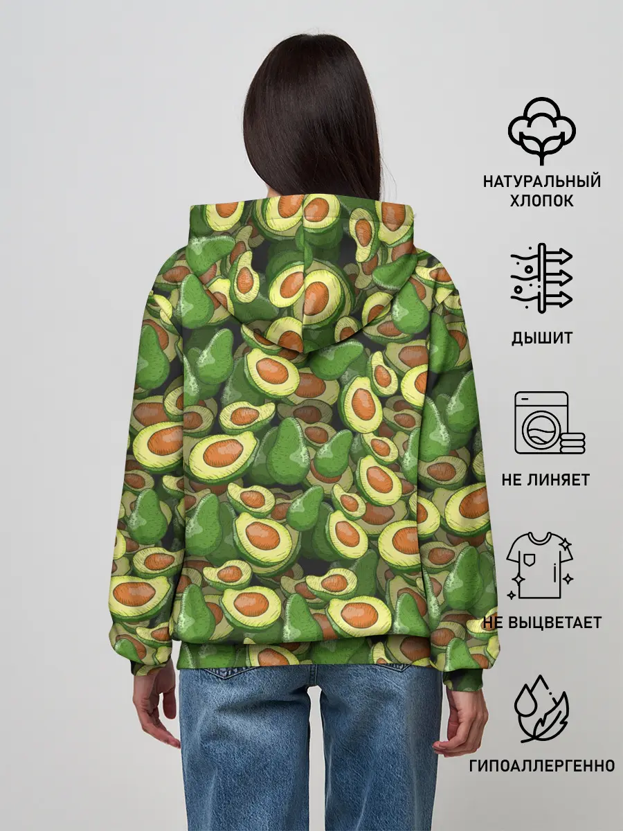 Женское худи / avocado