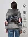 Женское худи / Пантера и цветы