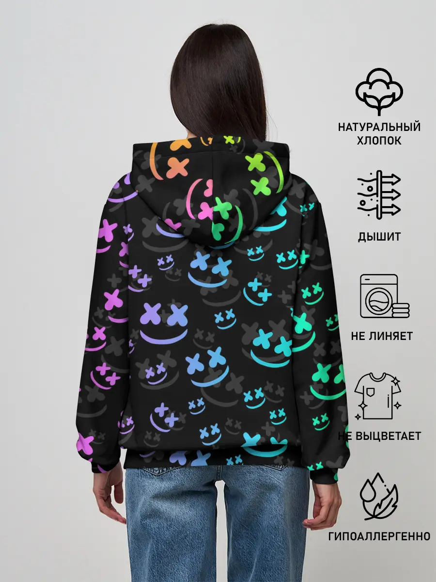 Женское худи / FORTNITE | MARSHMELLO