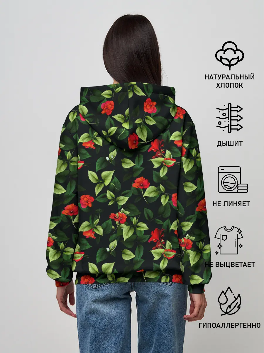 Женское худи / Цветочный сад
