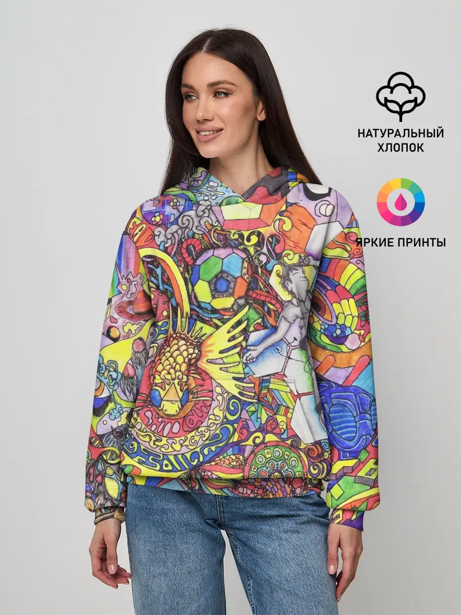 Женское худи / ПСИХОДЕЛИКА / PSYHODELICA