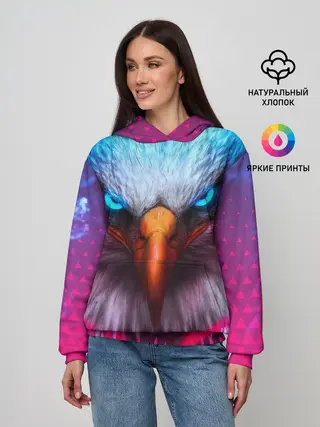 Женское худи / Взгляд орла