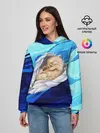 Женское худи / Котик Ангелочек