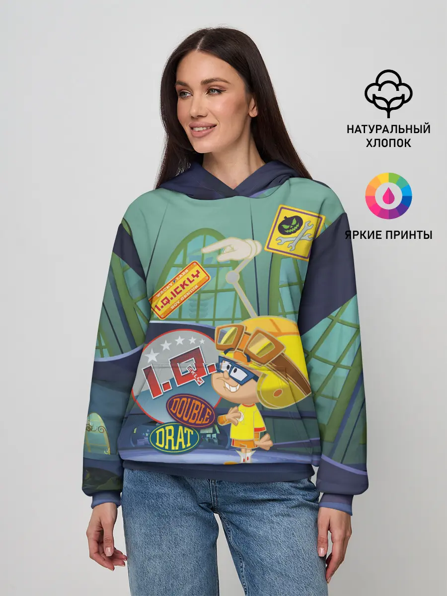 Женское худи / IQ Wacky Races