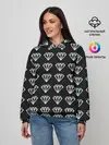 Женское худи / Diamonds Glitch