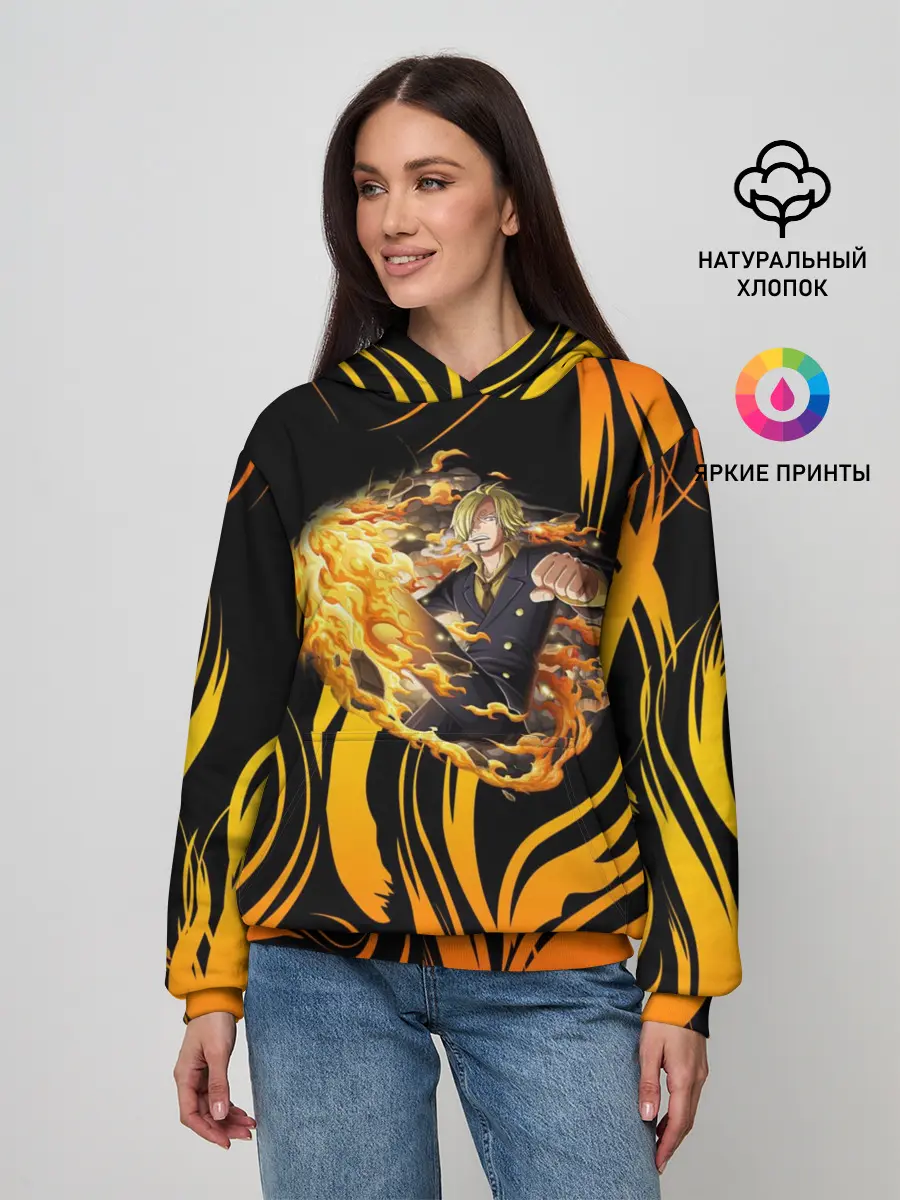 Женское худи / One Piece | Sanji