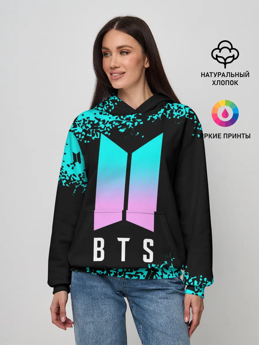 Женское худи / BTS / БТС