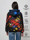 Женское худи / Fractal Digital 3D