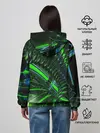 Женское худи / DIGITAL NEON GREEN