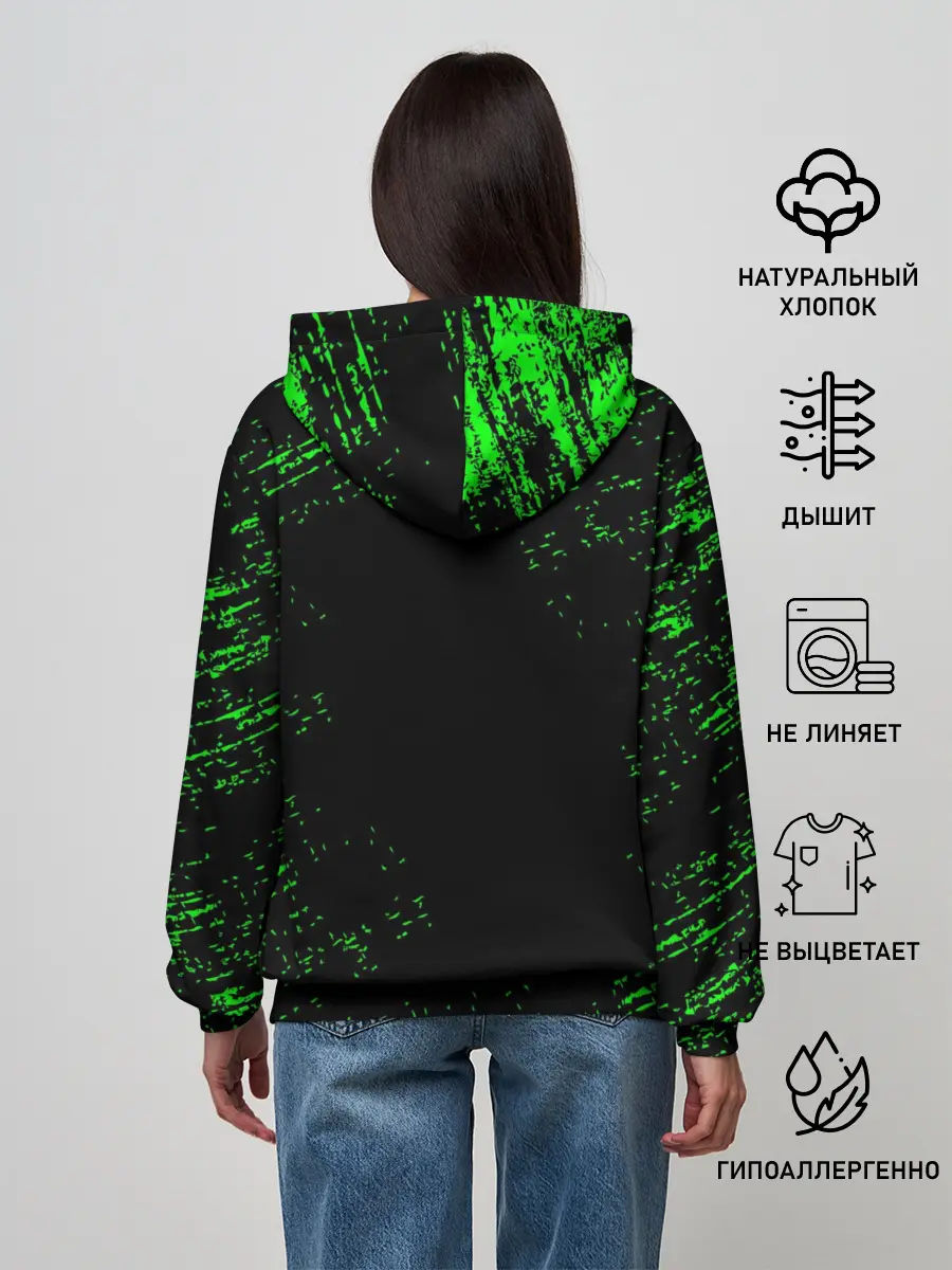 Женское худи / MINECRAFT CREEPER