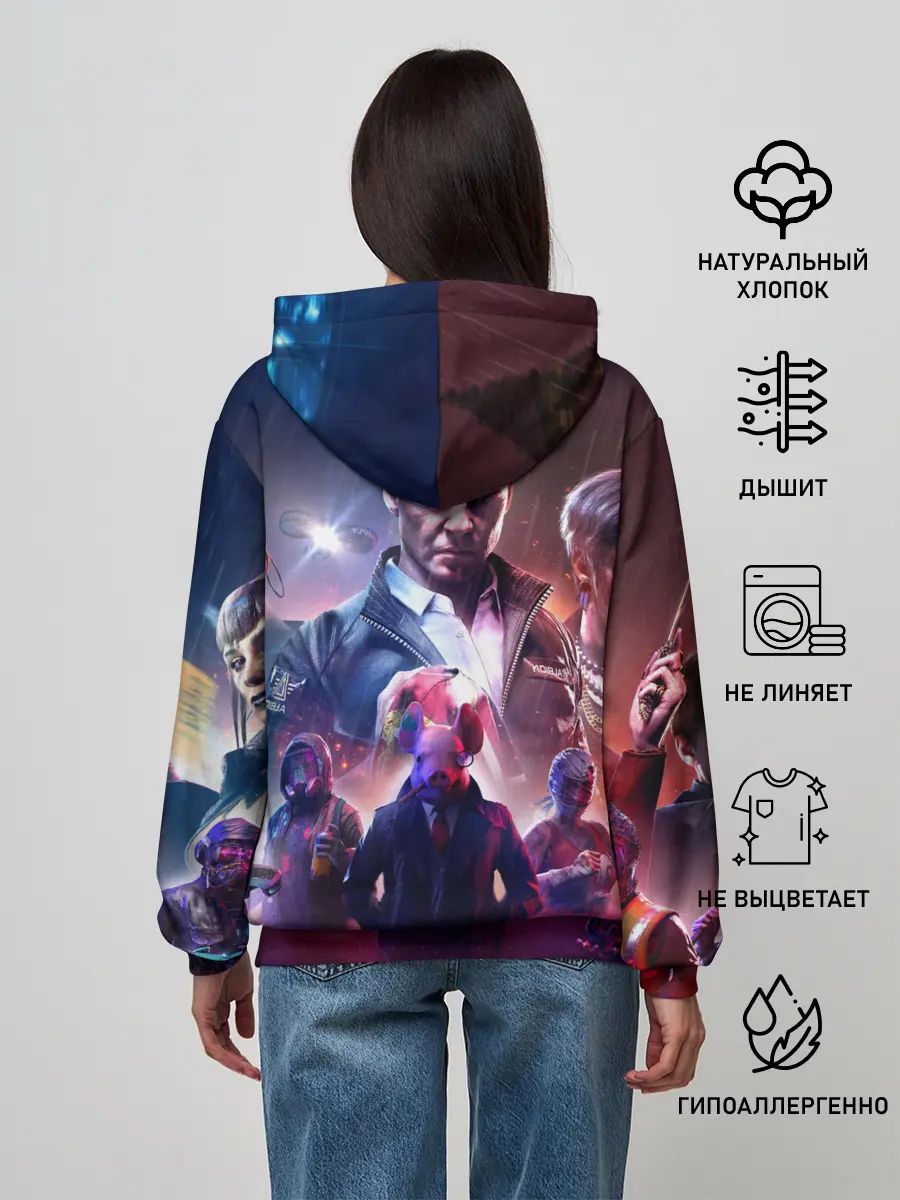 Женское худи / WATCH DOGS:LEGION