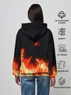 Женское худи / Огонь