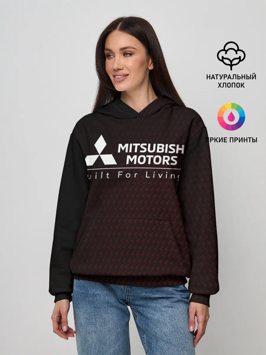 Женское худи / MITSUBISHI / МИТСУБИСИ