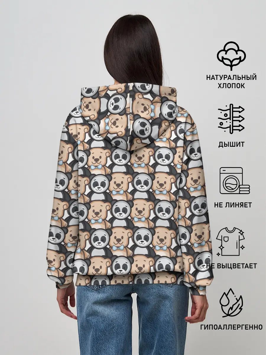 Женское худи / МИШКИ