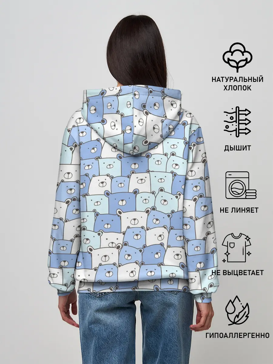 Женское худи / МИШКИ