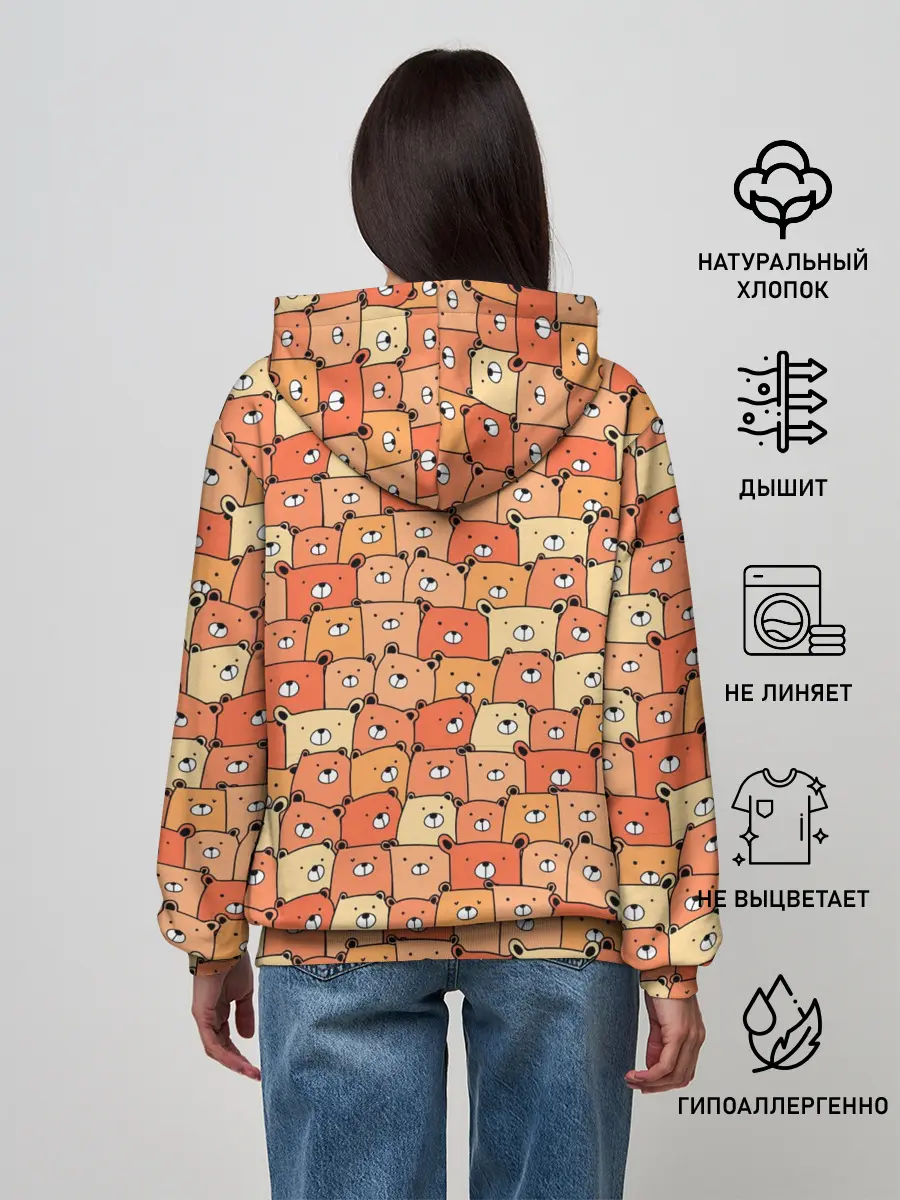 Женское худи / МИШКИ