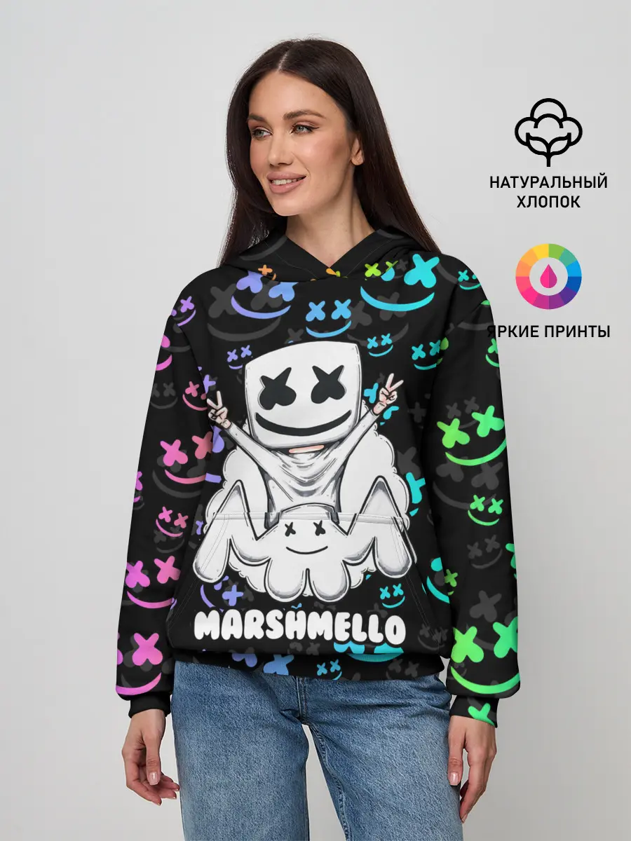 Женское худи / MARSHMELLO