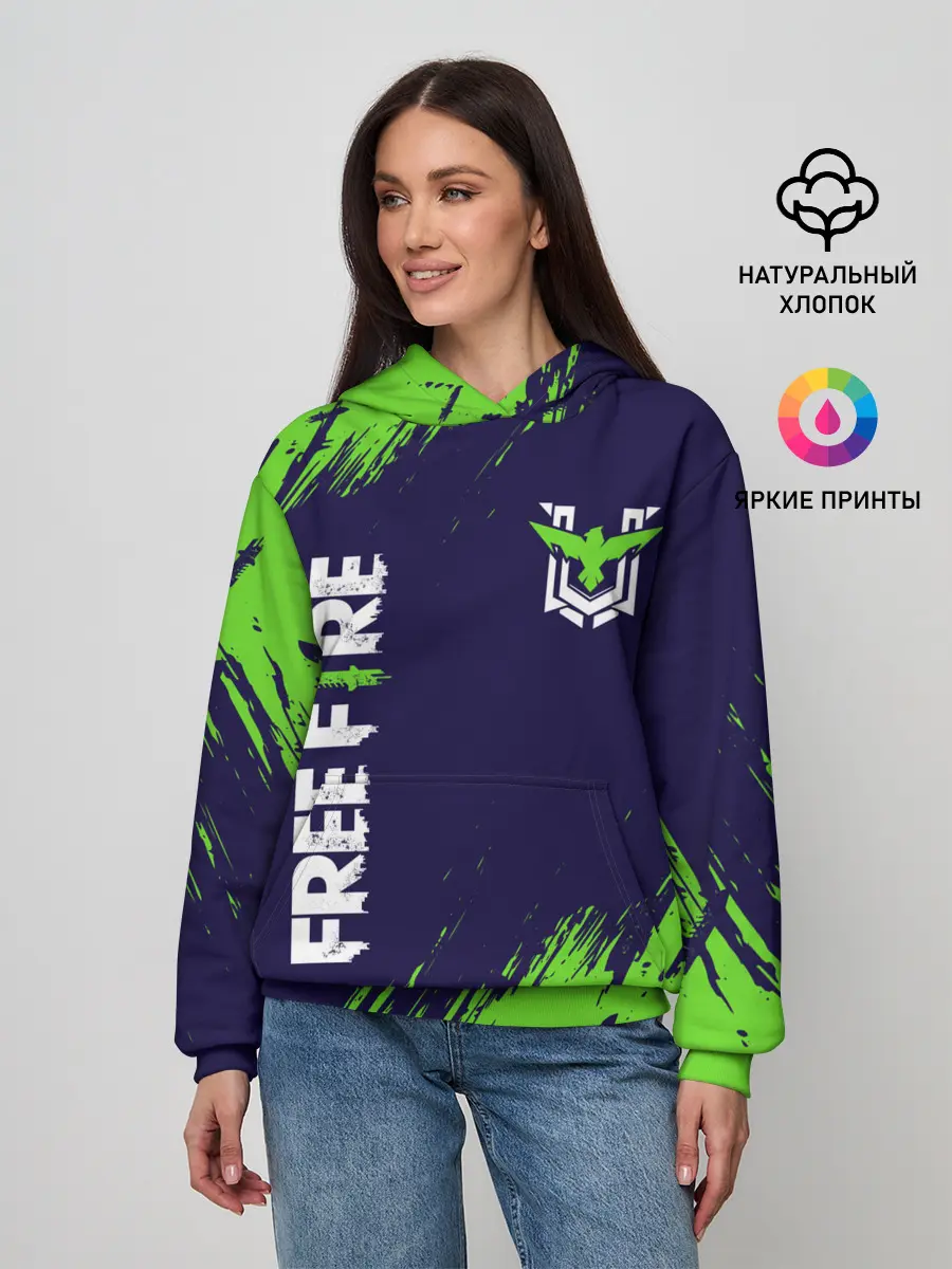 Женское худи / FREE FIRE / ФРИ ФАЕР