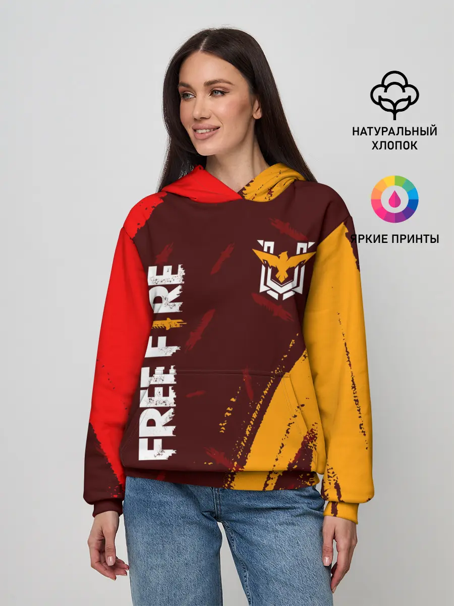 Женское худи / FREE FIRE / ФРИ ФАЕР
