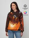 Женское худи / Дракон Лавы